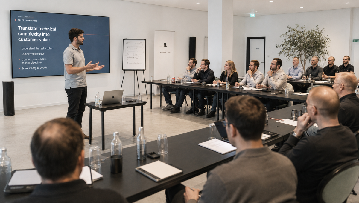GTB Strategy commercial training workshop for engineers